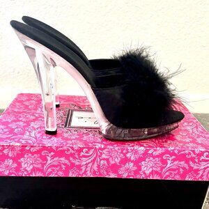 Clear Platform Stiletto High-heeled Sexy